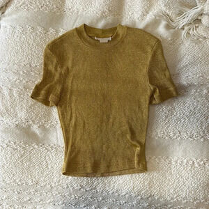 Vintage gold‎ baby tee